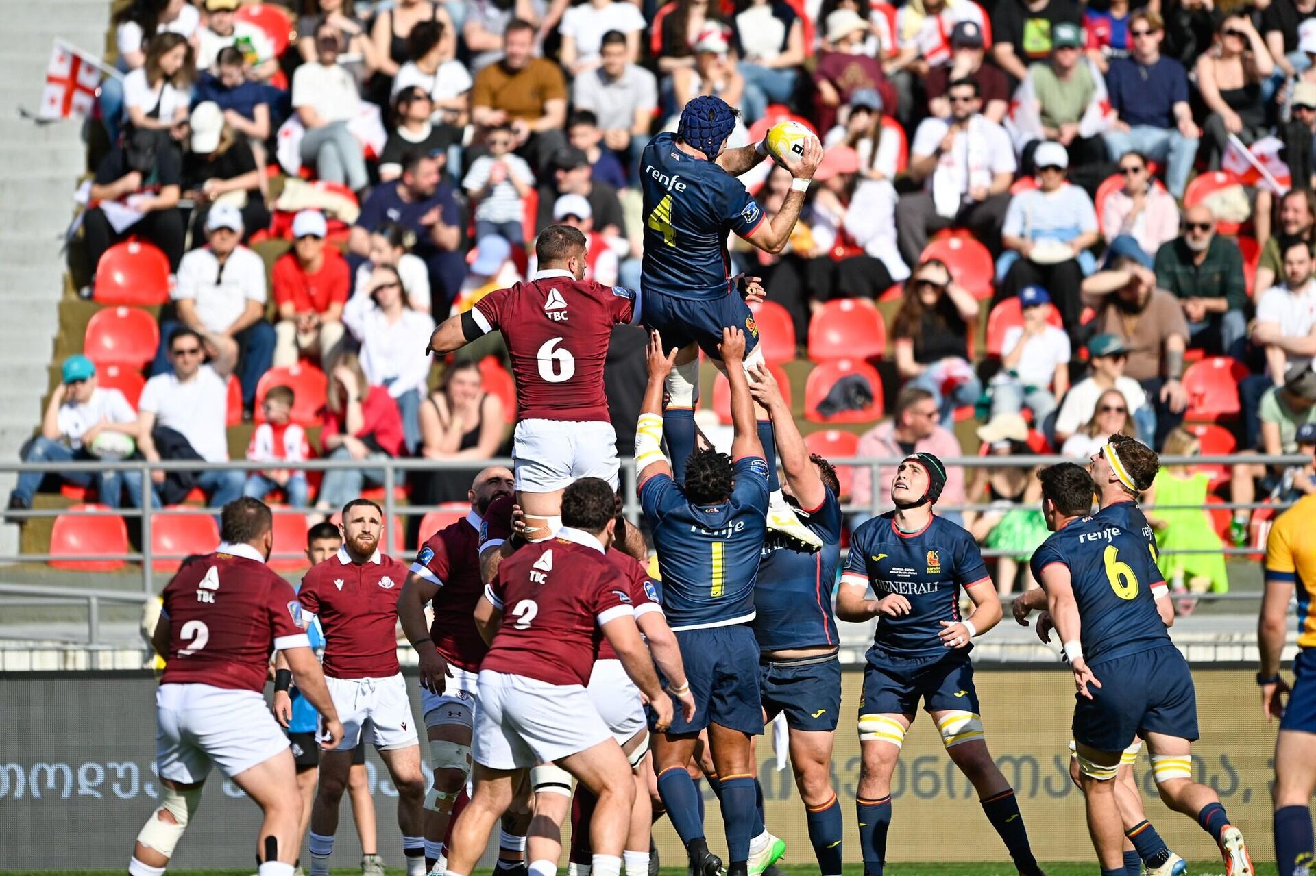 Грузія восьмий разі поспіль стала переможцем ЧЄ з регбі