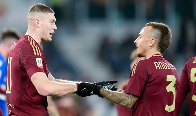 Рома розгромно обіграла Сампдорію у 1/8 фіналу Кубка Італії