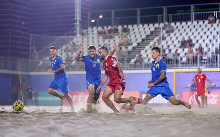 Пляжний футбол: Збірна України обіграла Ліван у першому матчі Євроліги-2024