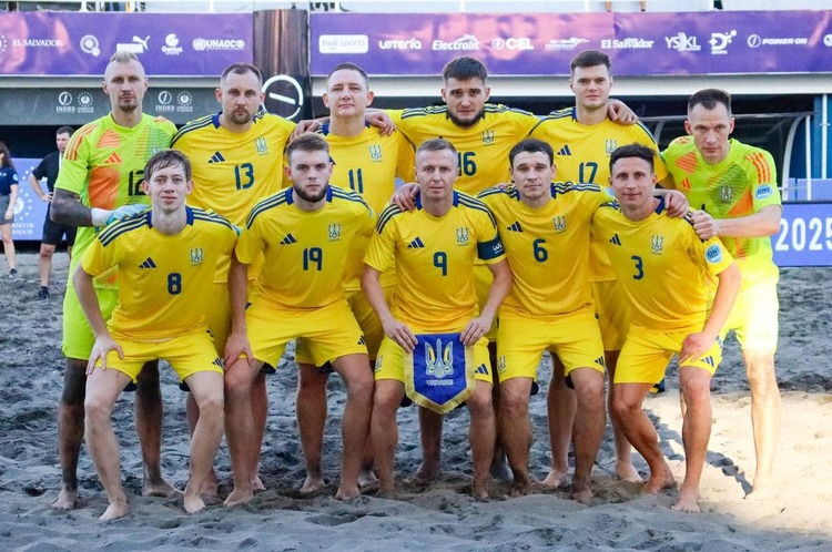 Україна обіграла Венесуелу та посіла друге місце на El Salvador Beach Soccer Cup 2025
