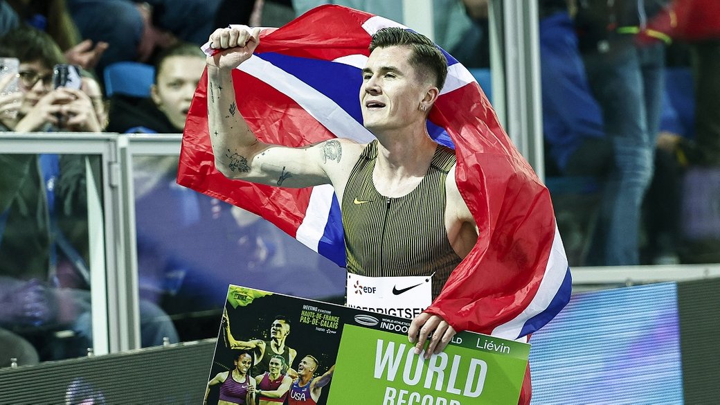 Норвежець встановив два світові рекорди у бігу на змаганнях у Франції