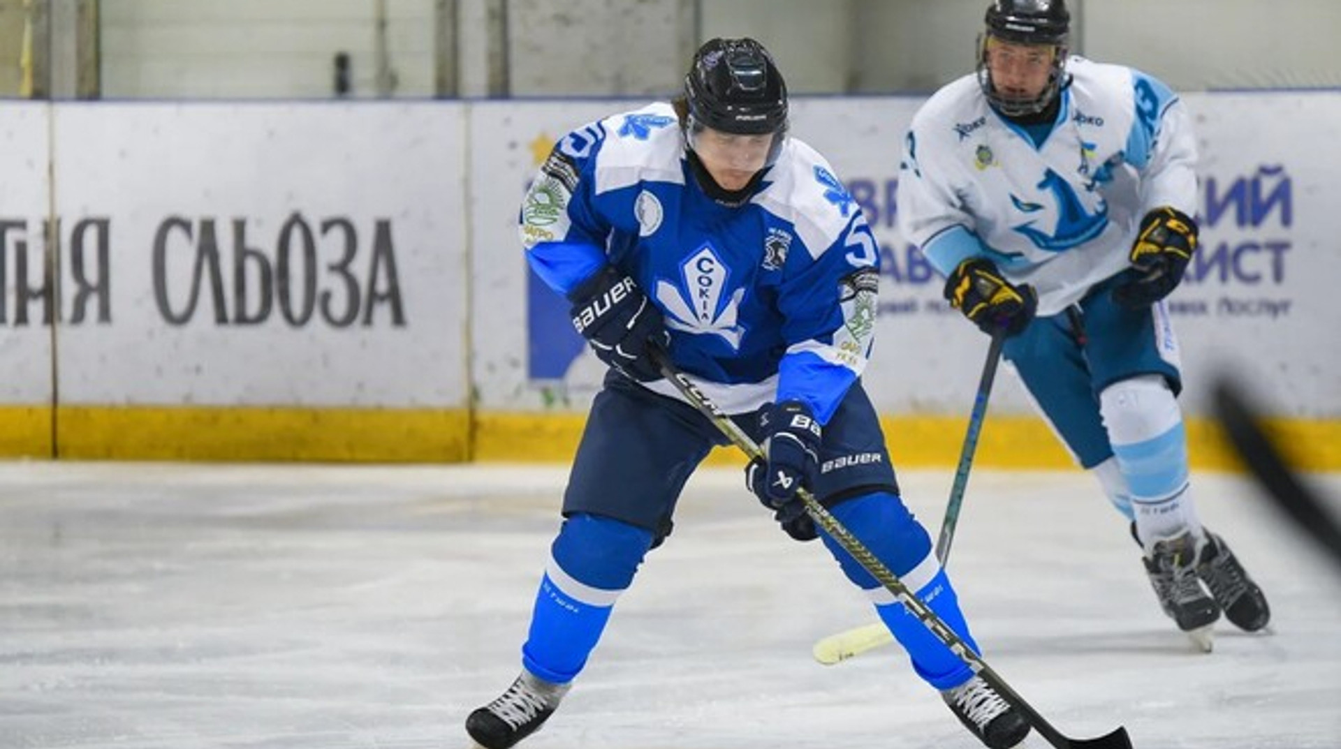 Сокіл розгромно обіграв Крижинку у матчі чемпіонату України з хокею