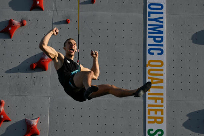 Ткач завершив боротьбу на Олімпіаді-2024 у скелелазінні на швидкість