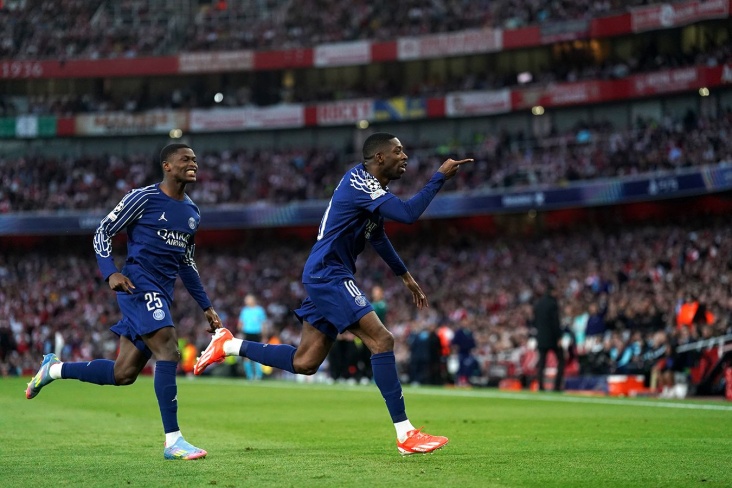 Арсенал мінімально поступився ПСЖ у першому півфіналі Ліги чемпіонів