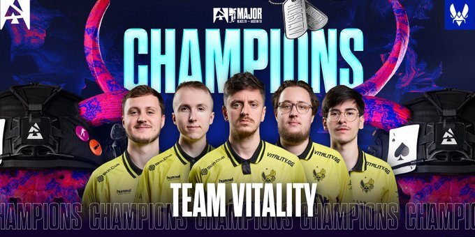 Vitality перемогли на BLAST.tv Austin Major 2025