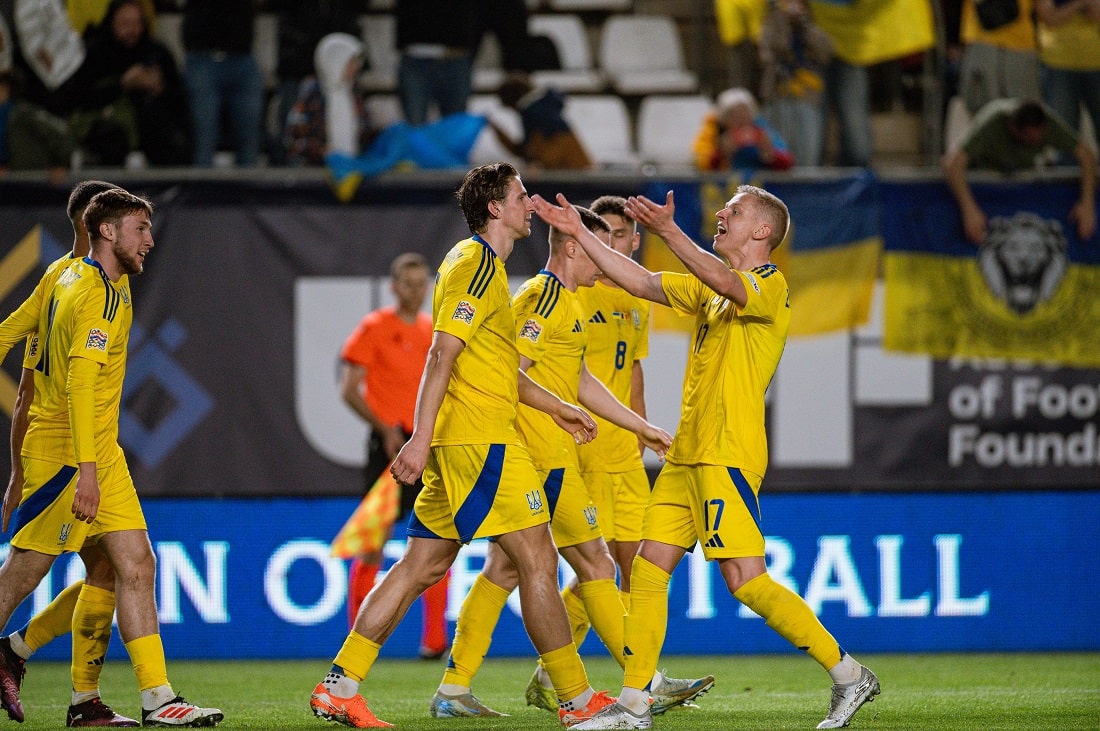 Україна здобула вольову перемогу над Бельгію у матчі плей-оф Ліги націй