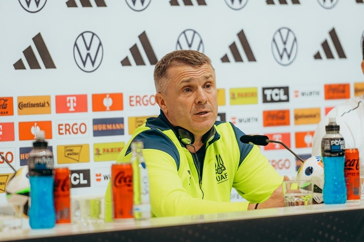 Ребров прокоментував результат товариського матчу Україна – Німеччина