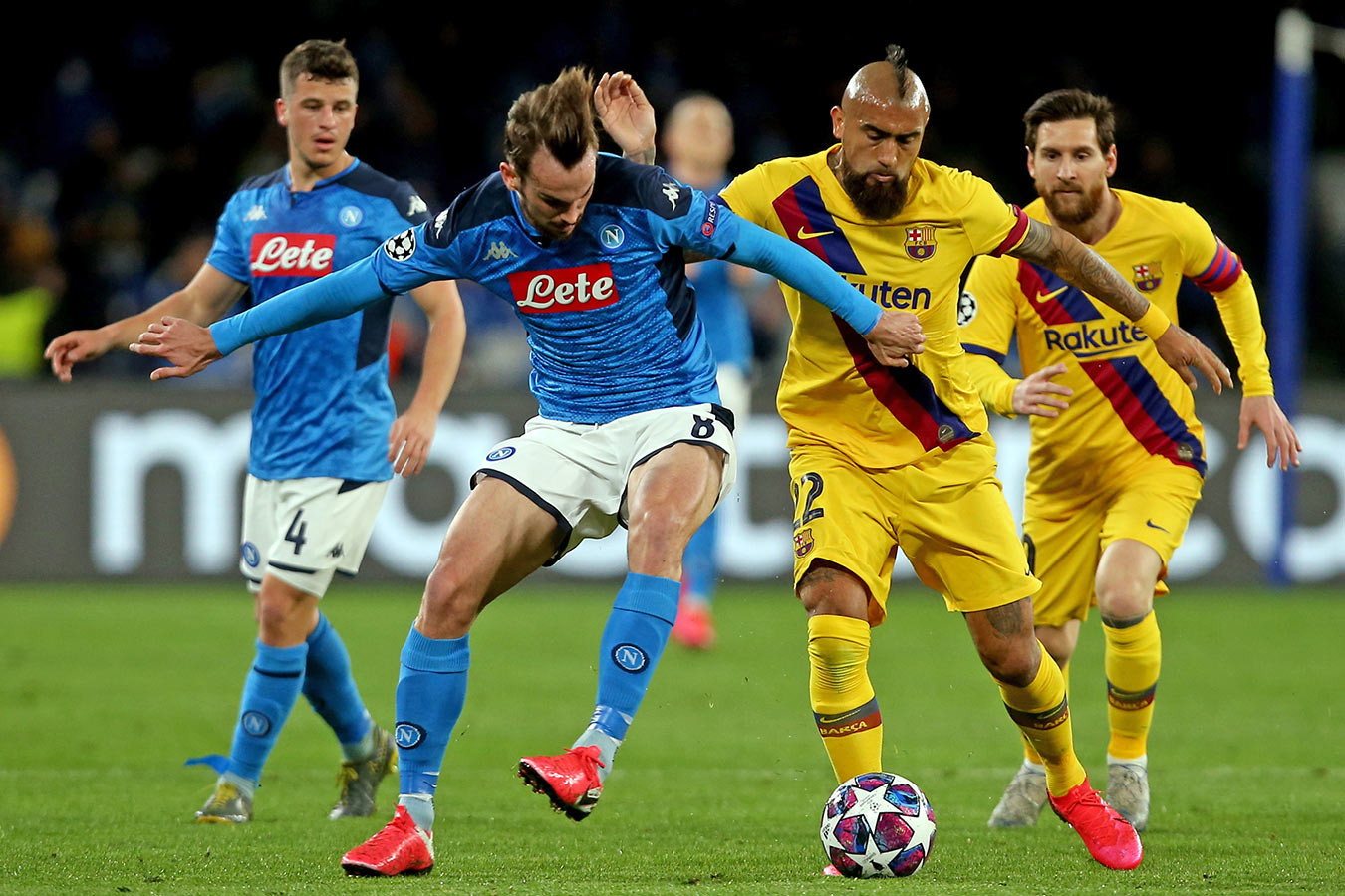 «Барселона» сыграла вничью с «Наполи» в Лиге Европы