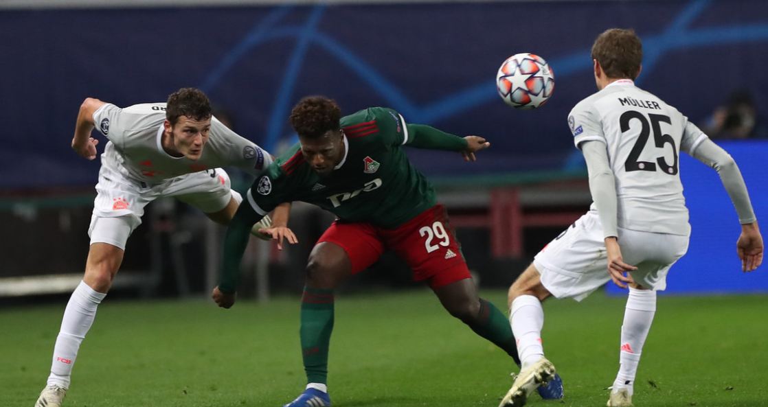 «Бавария» не напрягаясь обыграла «Локомотив» и возглавила группу