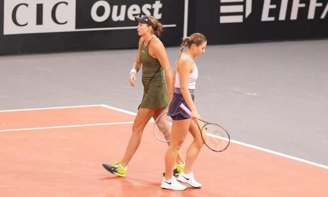 Костюк и Калашникова выиграли полуфинальный матч турнира в Лиможе