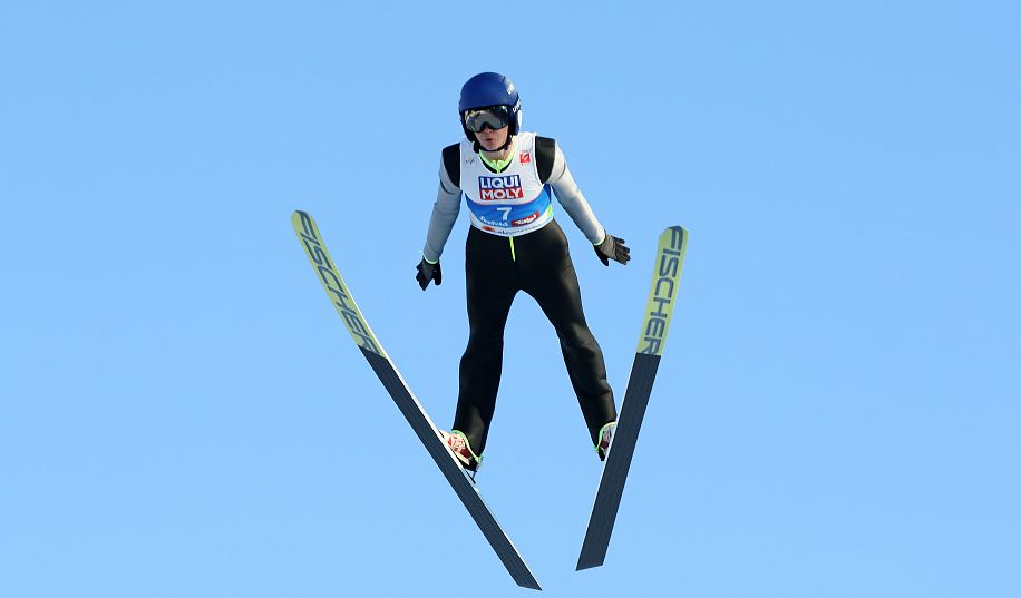 Марусяк обновил рекорд Украины по дальности прыжка с трамплина