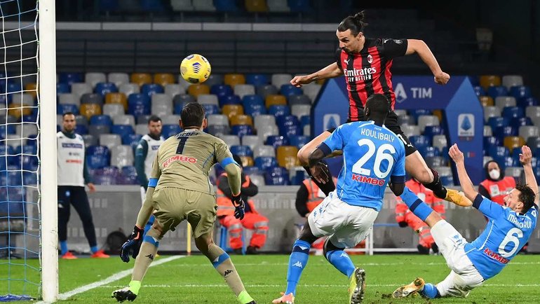 «Милан» обыграл конкурента благодаря дублю Ибрагимовича