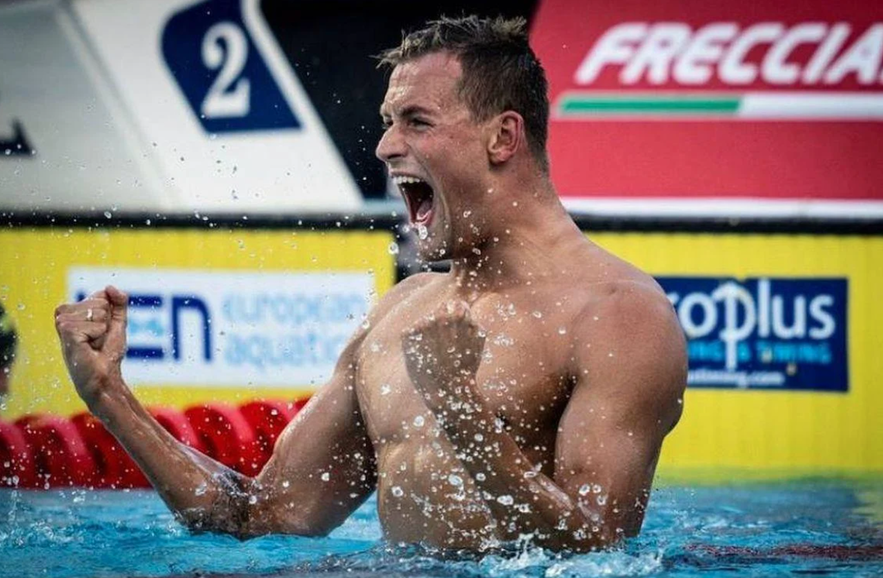 Романчук виграв «бронзу» на Євро-2023 у плаванні на короткій воді