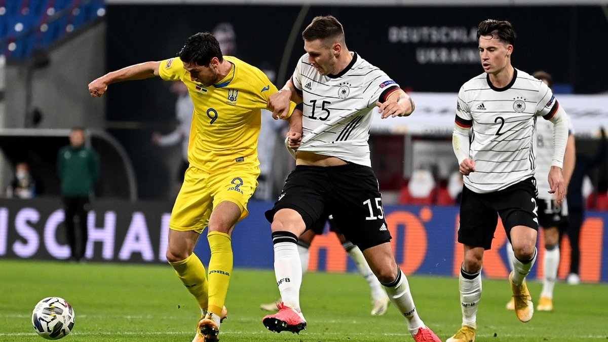 Товарищеский матч между Украиной и Германией завершился ничьей