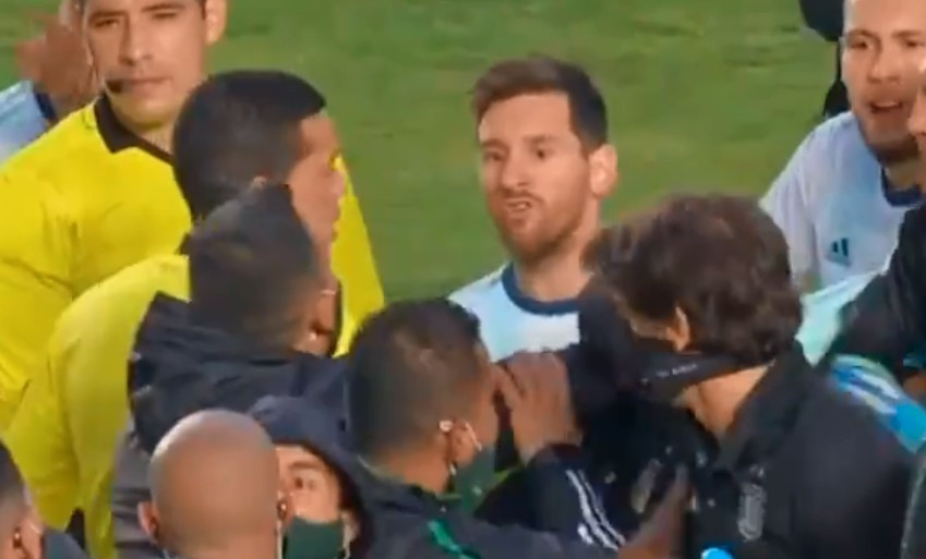 У Мессі здали нерви, і він з'ясував стосунки з лисим тренером збірної Болівії