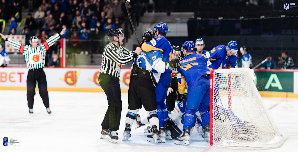 Украина обыграла Эстонию в матче ЧМ-2023 по хоккею