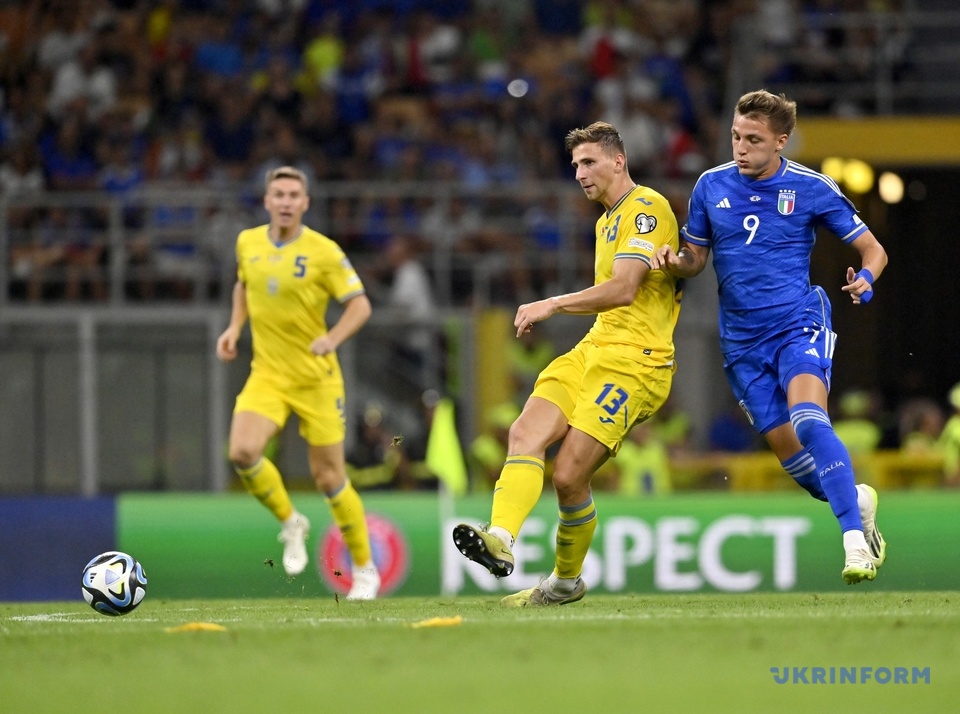 Украина потерпела поражение от Италии в отборе на Евро-2024