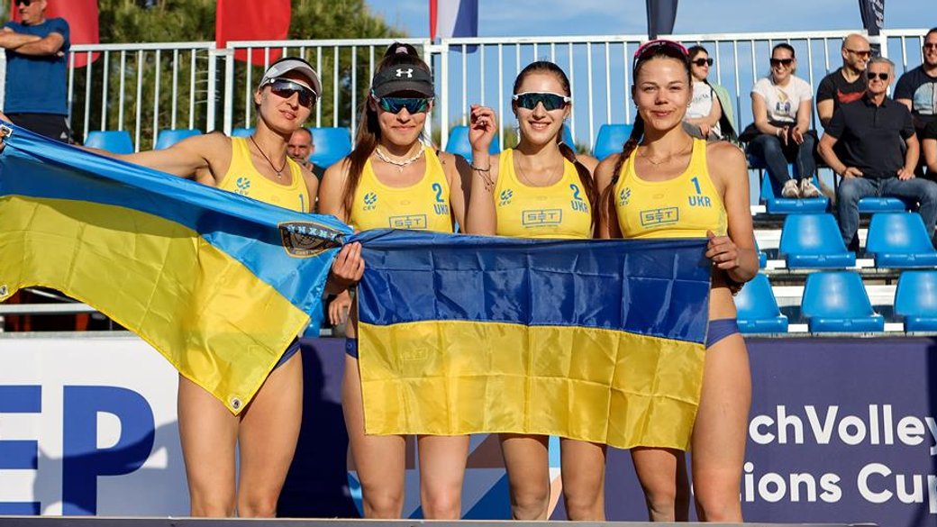 Україна зіграє у фіналі жіночого Кубка націй з пляжного волейболу