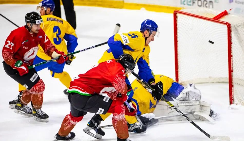 Венгрия уступила сборной Украины по хоккею в контрольном матче