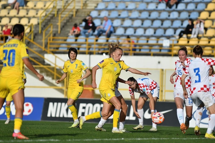 Жіноча збірна України з футболу мінімально поступилася Хорватії у кваліфікації ЧЄ-2025